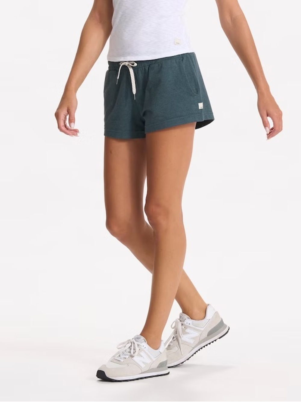NWT Vuori Women’s Halo Performance Shorts Stone Heather Size Large